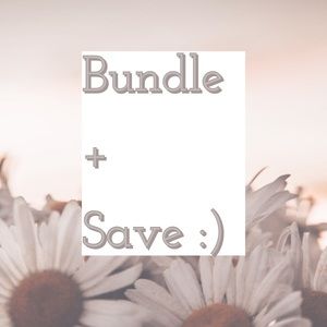 Be sure to bundle and save!